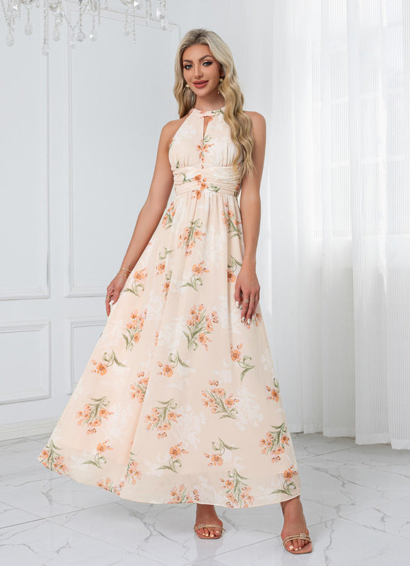 Robe Demoiselle D'Honneur Florale Légère - gallery 8