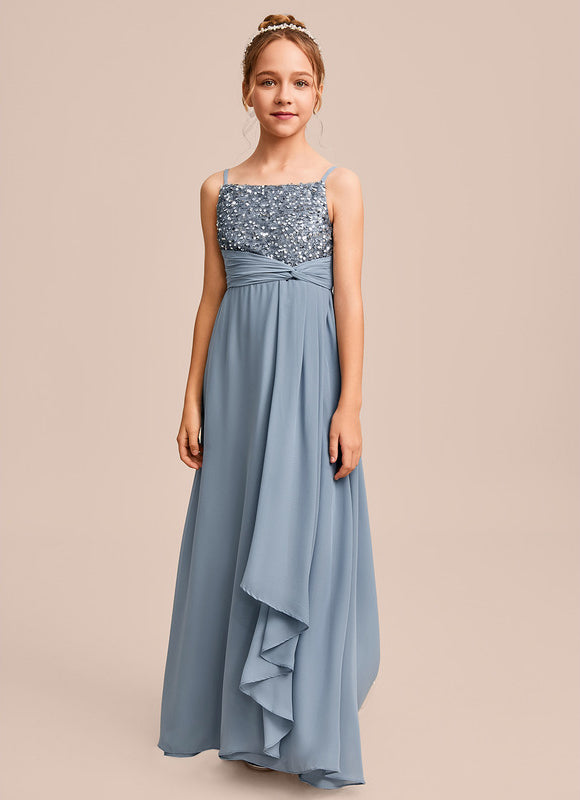 Robe Demoiselle D'Honneur Pailletée Céleste - gallery 4