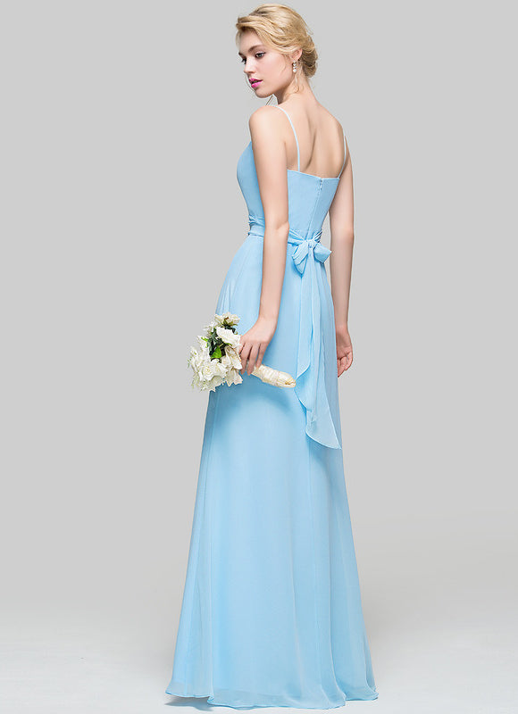 Robe Demoiselle D'Honneur Col V Fluidité - gallery 8