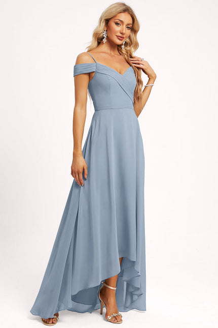 Robe Demoiselle D'Honneur Éthérée Rose - gallery 5