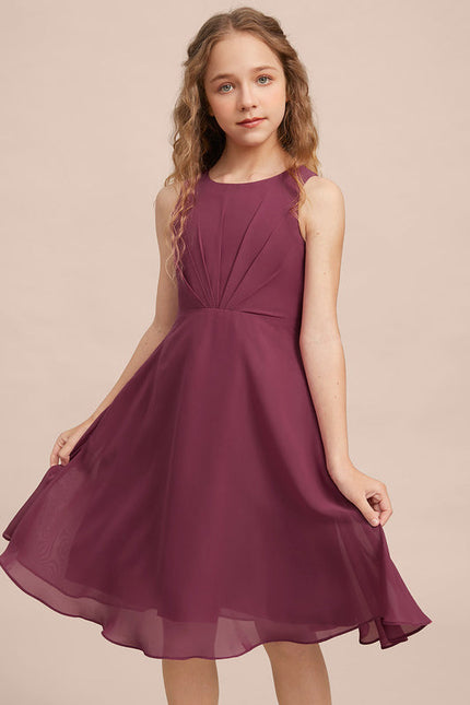 Robe Demoiselle D'Honneur Bleu Nuit Fluide - gallery 5