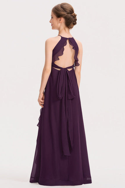 Robe Demoiselle D'Honneur Chiffon Enfant - gallery 1