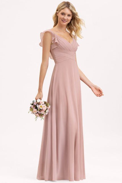 Robe Demoiselle D'Honneur Rose Douceur