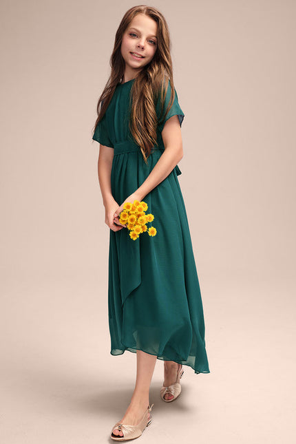 Robe Demoiselle D'Honneur Émeraude Aérienne - gallery 2