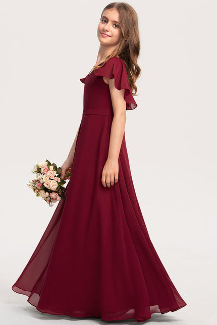 Robe Demoiselle D'Honneur Aile De Papillon