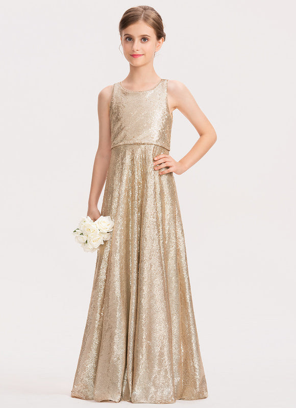 Robe Demoiselle D'Honneur Éclat Doré - gallery 2