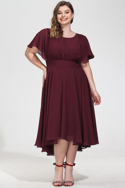 Robe Demoiselle D'Honneur Trapèze Fluidité Élégante - gallery 8