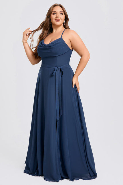 Robe Demoiselle D'Honneur Col V Fluidité - gallery 9