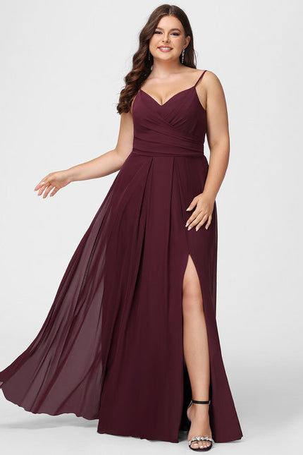 Robe Demoiselle D'Honneur À Volants Rose Pâle - gallery 6