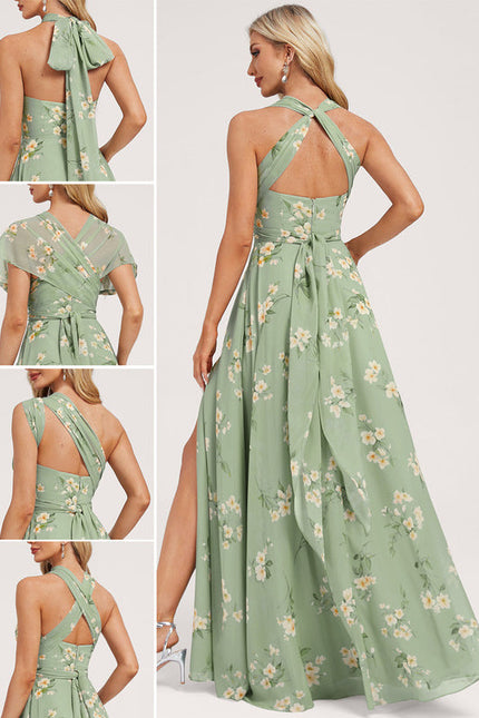 Robe Demoiselle D'Honneur Asymétrique - gallery 1