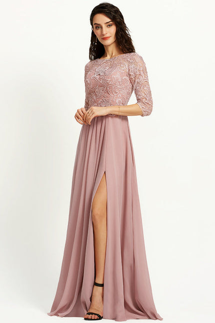 Robe Demoiselle D'Honneur Mousse Poudrée - gallery 2