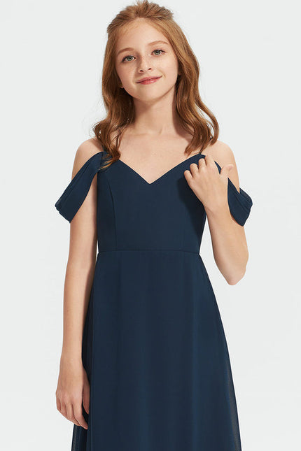 Robe Demoiselle D'Honneur Flottante Cerise - gallery 3