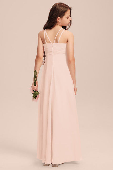 Robe Demoiselle D'Honneur Flottante Prune - gallery 1