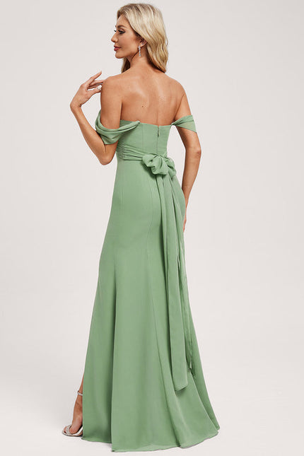 Robe Demoiselle D'Honneur Émeraude Chic - gallery 9