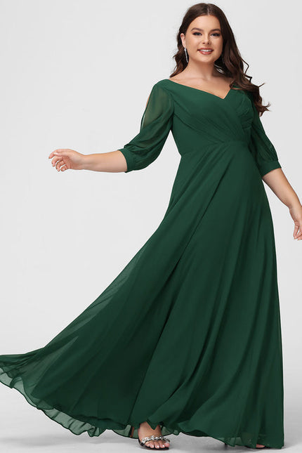 Robe Demoiselle D'Honneur À Volants Rose Pâle - gallery 7