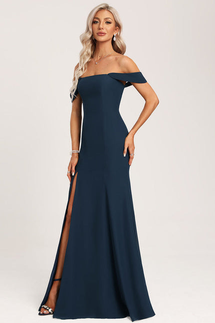 Robe Demoiselle D'Honneur Nuit Profonde Chic - gallery 3