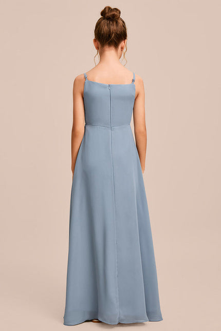 Robe Demoiselle D'Honneur Pailletée Céleste - gallery 2