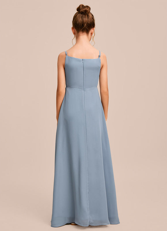 Robe Demoiselle D'Honneur Pailletée Céleste - gallery 2