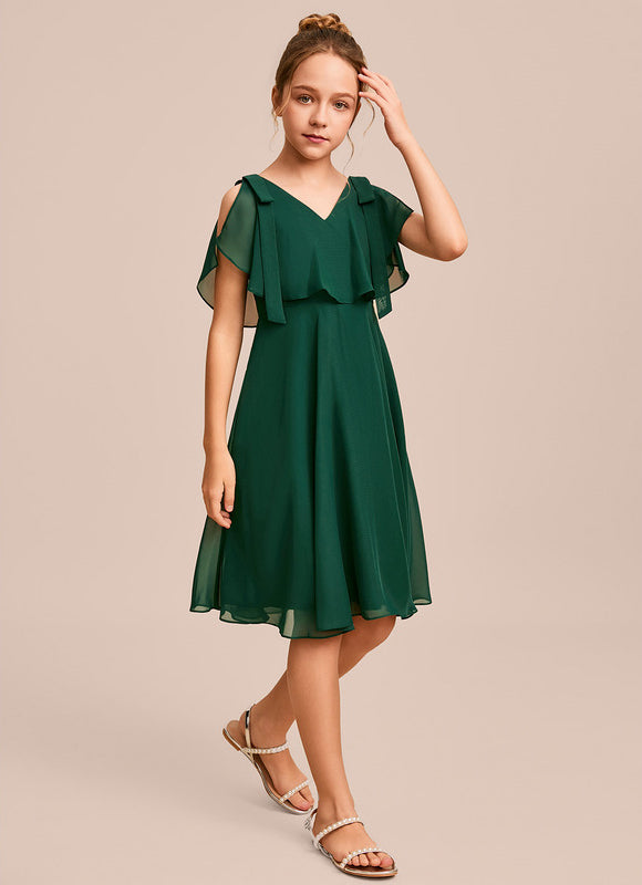 Robe Demoiselle D'Honneur Éclat Vert Éthéré - gallery 5