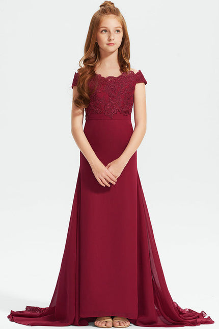 Robe Demoiselle D'Honneur Avec Traine - gallery 3