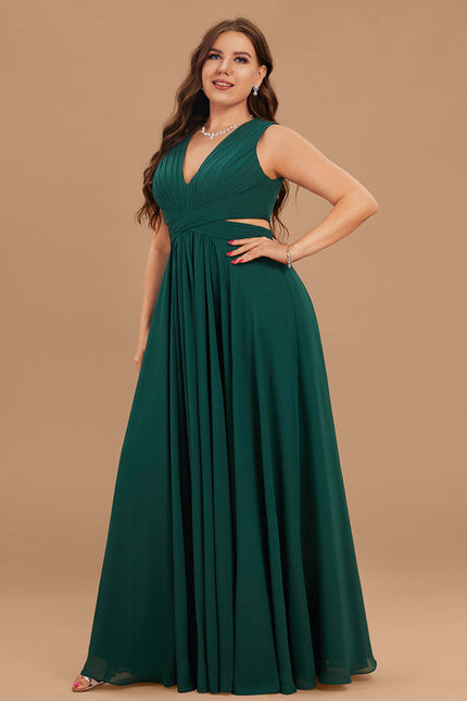 Robe Demoiselle D'Honneur Élégante Bordeaux - gallery 8