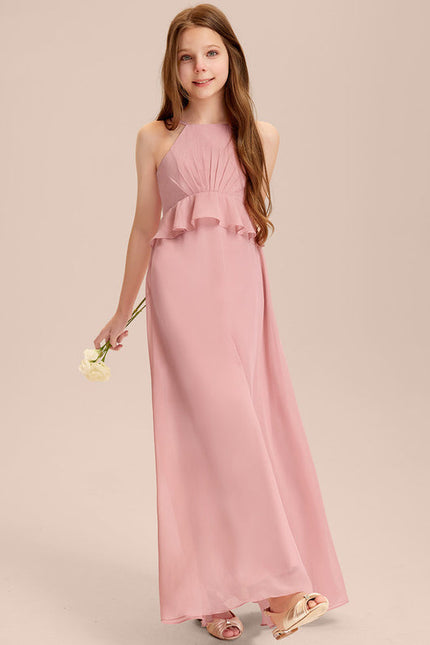 Robe Demoiselle D'Honneur Flottante Prune