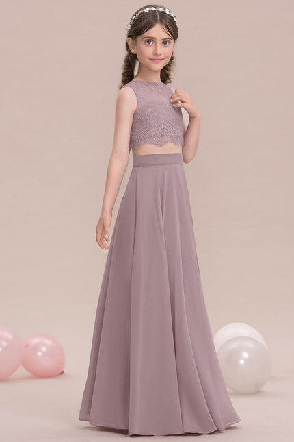 Robe Demoiselle D'Honneur Élégante Enfantine - gallery 2