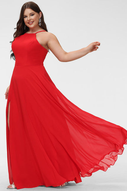 Robe Demoiselle D'Honneur Longue Beige Élégante - gallery 5