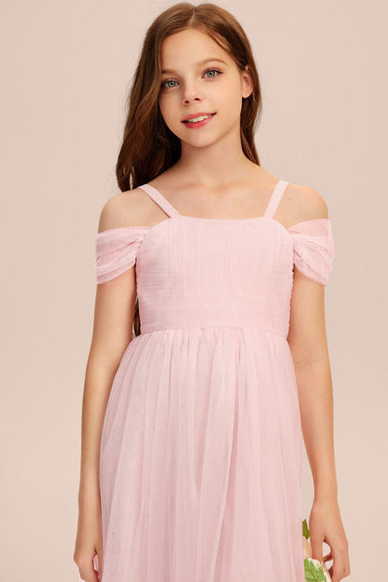 Robe Demoiselle D'Honneur Tulle Rose - gallery 4