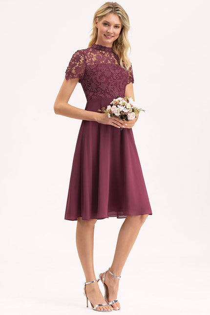 Robe Demoiselle D'Honneur Violet Envoûtant - gallery 1