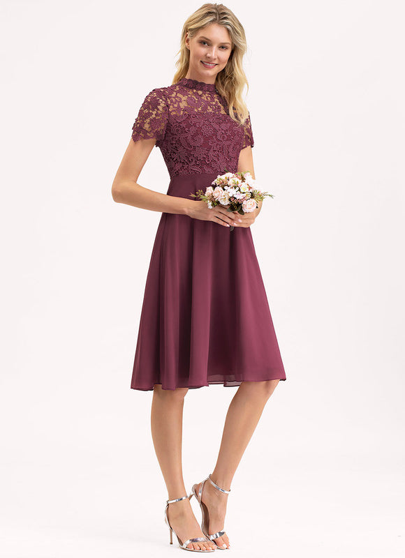 Robe Demoiselle D'Honneur Violet Envoûtant - gallery 1