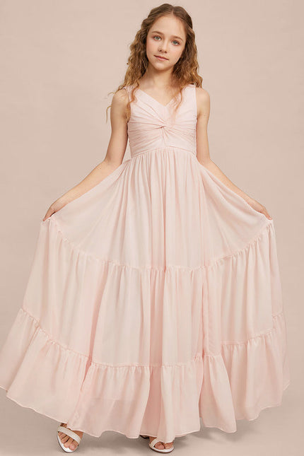 Robe Demoiselle D'Honneur Verte Éthérée - gallery 3