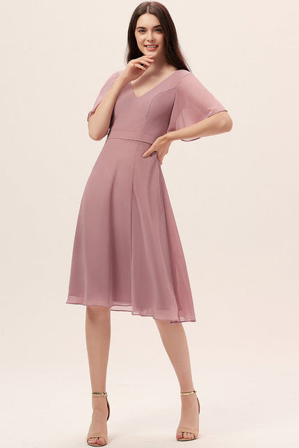 Robe Demoiselle D'Honneur Nuage Rosé - gallery 2