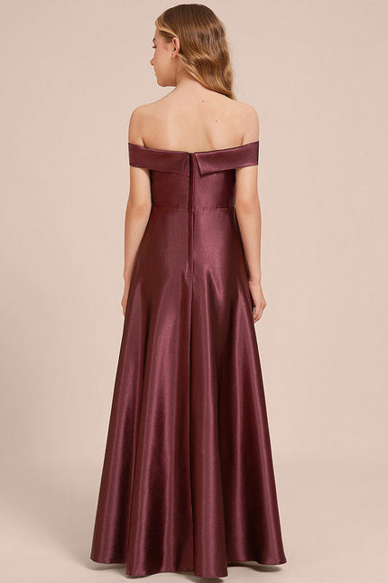 Robe Demoiselle D'Honneur Col Bardot - gallery 4