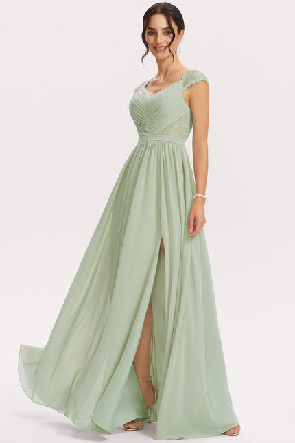 Robe Demoiselle D'Honneur Fluide Rose Pâle