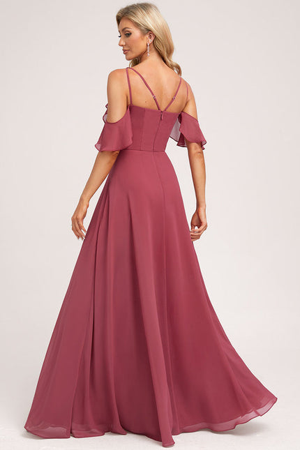 Robe Demoiselle D'Honneur Fluide Ciel - gallery 1