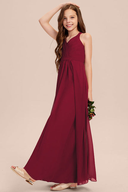 Robe Demoiselle D'Honneur Verte Éthérée - gallery 3