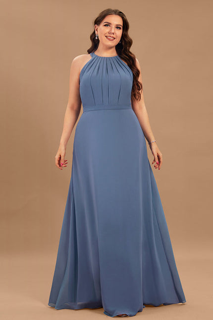 Robe Demoiselle D'Honneur Émeraude Fluide - gallery 5