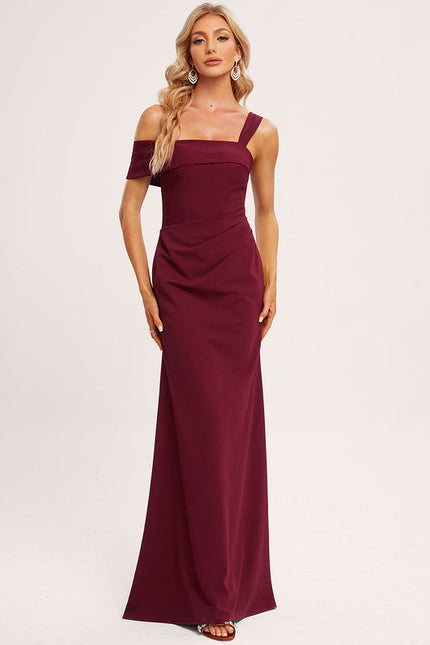 Robe Demoiselle D'Honneur Bordeaux Moderne - gallery 1