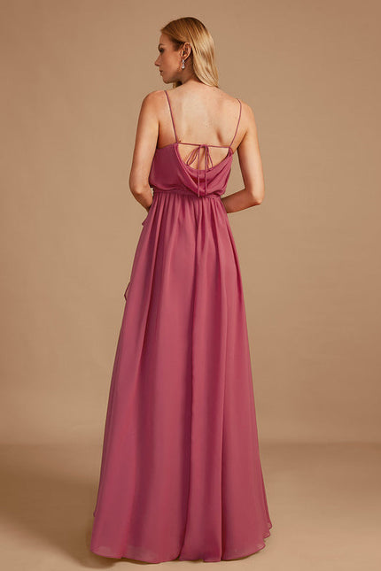 Robe Demoiselle D'Honneur Col V Fluidité - gallery 2