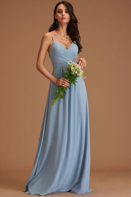 Robe Demoiselle D'Honneur Élégante Bordeaux - gallery 2