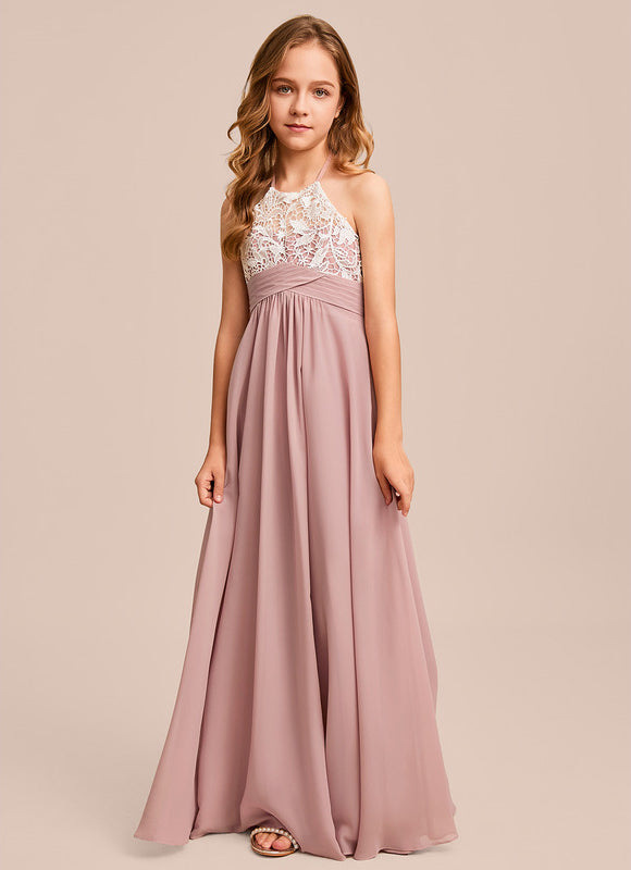 Robe Demoiselle D'Honneur Aérienne Rose - gallery 1