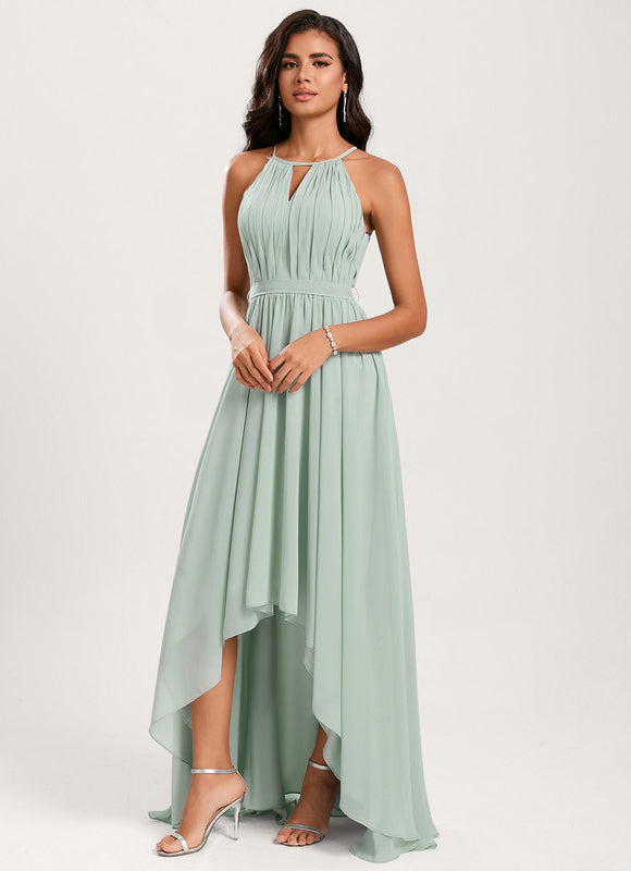 Robe Demoiselle D'Honneur Aérienne Pêche - gallery 2