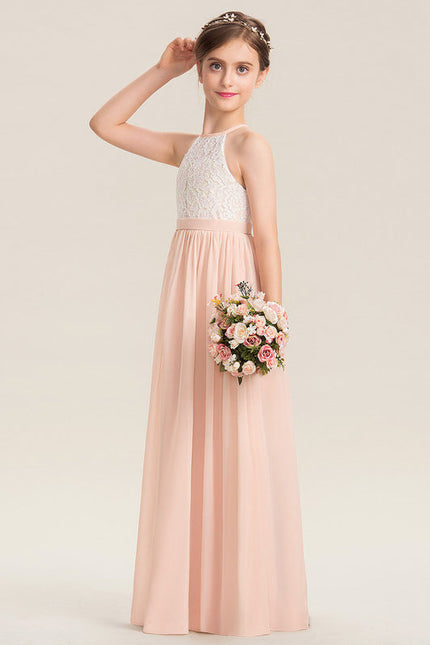 Robe Demoiselle D'Honneur Aérienne Rose - gallery 4