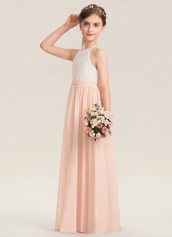 Robe Demoiselle D'Honneur Aérienne Rose - gallery 4