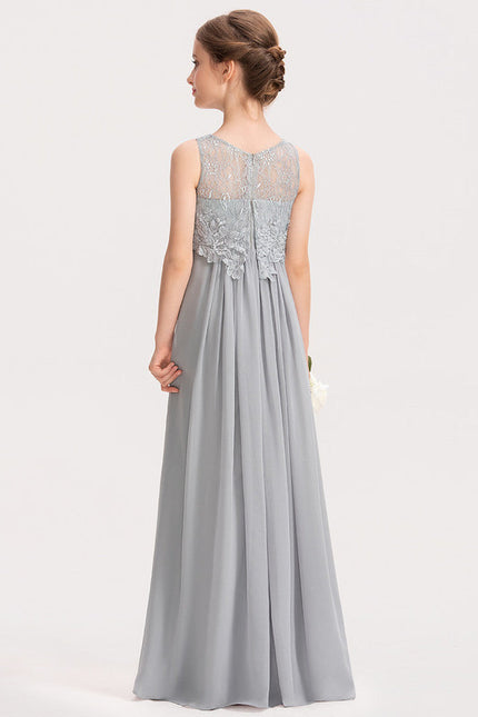 Robe Demoiselle D'Honneur Élégante Enfantine - gallery 3