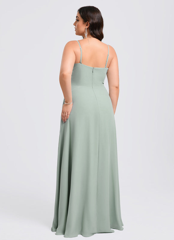 Robe Demoiselle D'Honneur Fluide Mint - gallery 9