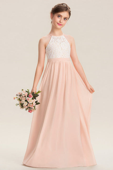 Robe Demoiselle D'Honneur Aérienne Rose - gallery 5