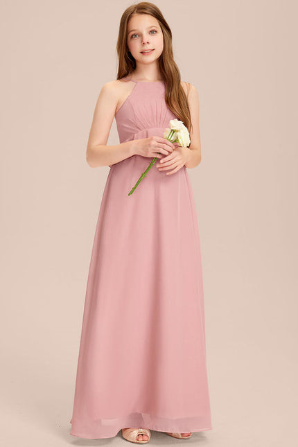 Robe Demoiselle D'Honneur Flottante Prune - gallery 4