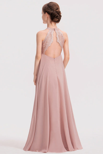 Robe Demoiselle D'Honneur Aérienne Rose - gallery 4